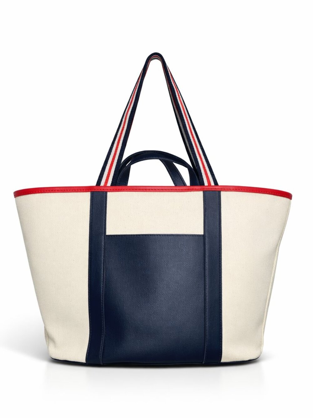 Labor Day Style INC International Concepts Alyssaa Color-Block Canvas Tote Bag
